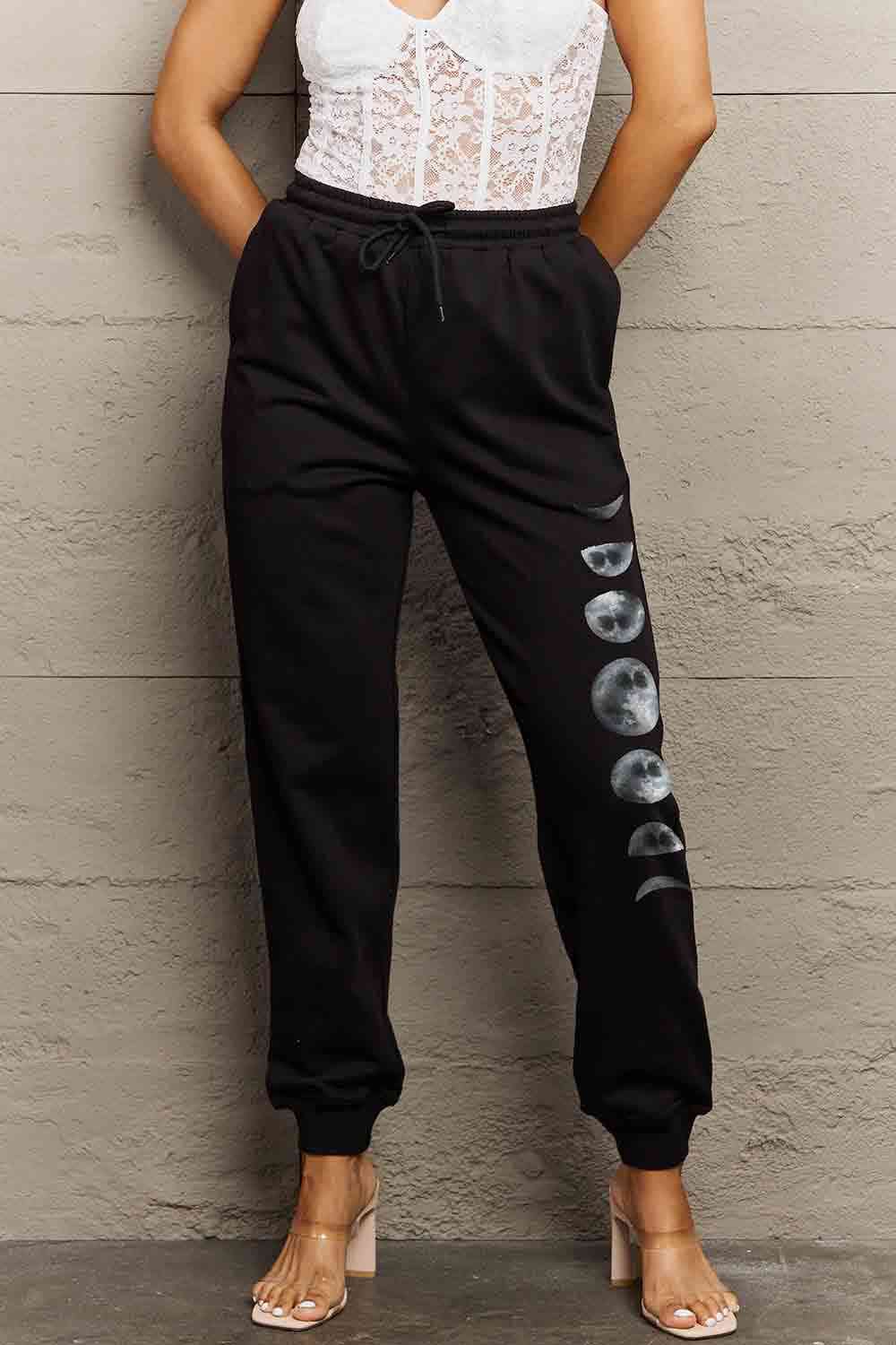 Simply Love Full Size CELESTIAL DREAMER Graphic Sweatpants