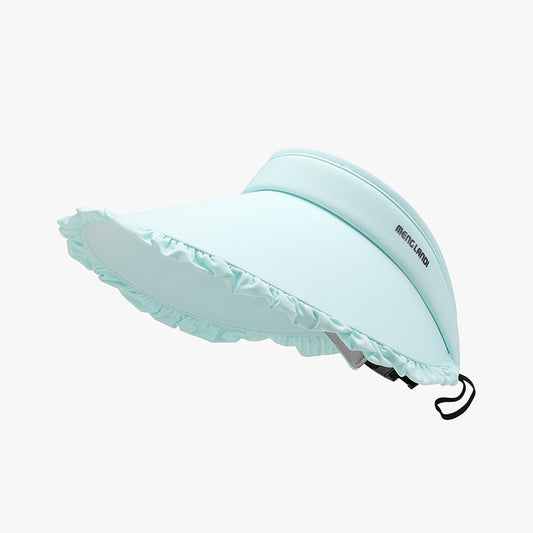 Frill  Silk Sun Visor