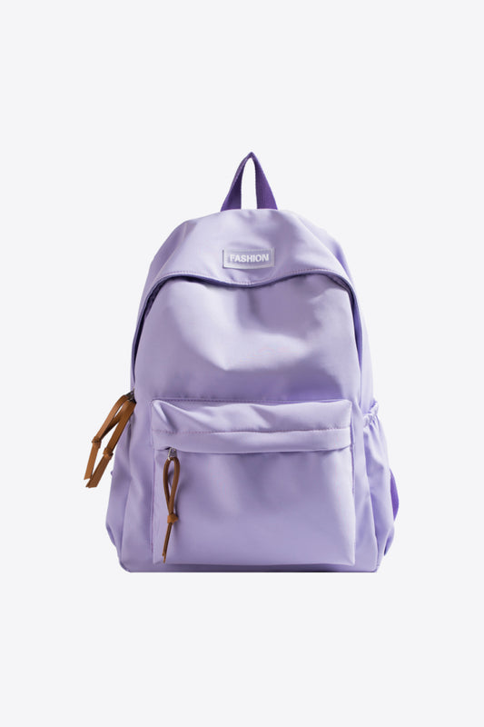 Lavender Canvas Backpack