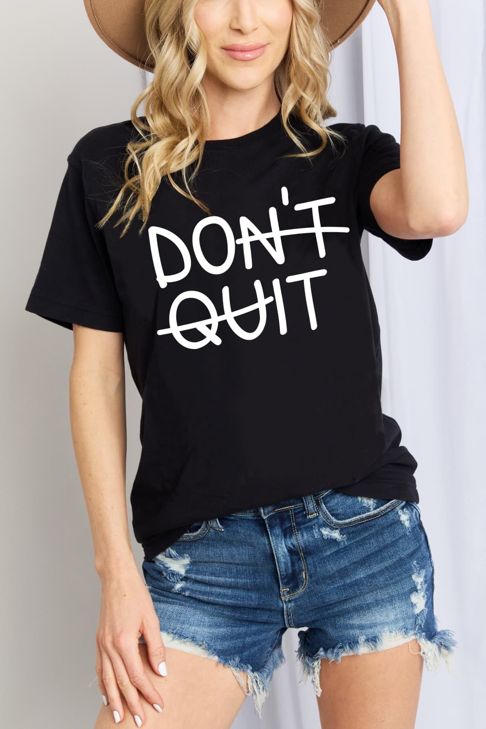 DON'T QUIT Graphic T-Shirt