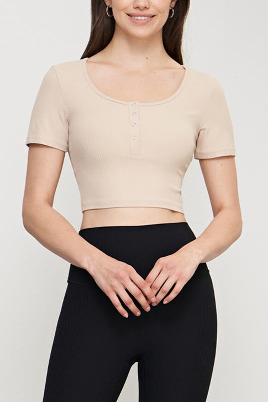 Dust Storm Cropped Sports Top